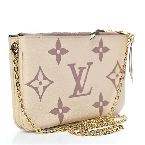 louis vuitton double zip pochette.